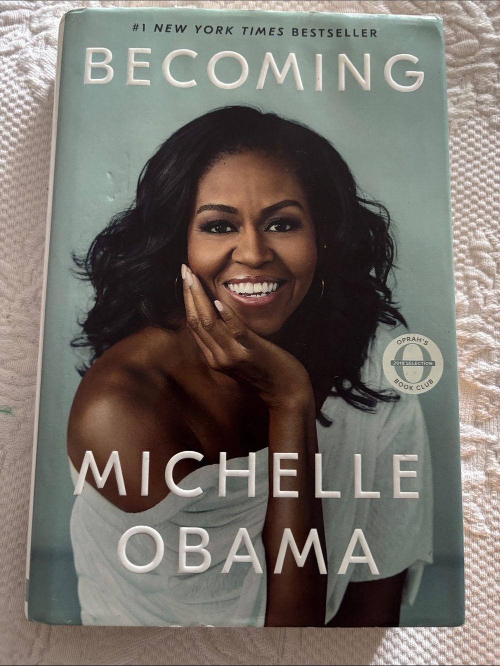 Becoming by - Hardcover Autobiography (Teal Cover)